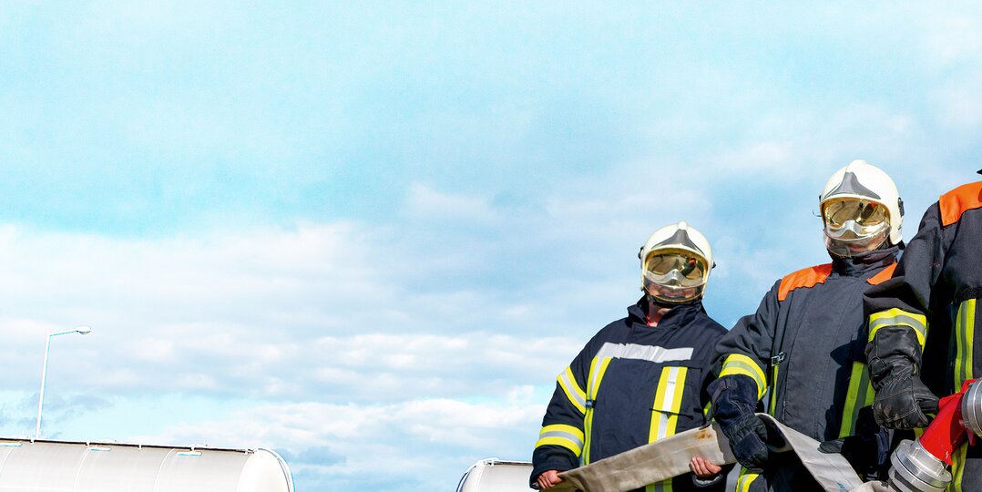 Firefighters extinguish fire